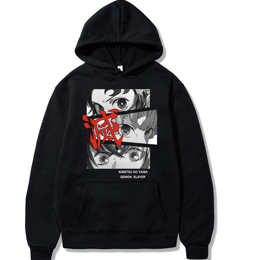 Hoodie Jacket Sweater Baju anak perempuan Baju Anak laki laki ANIME DEMON SLAYER Hoodie Jacket Anak 