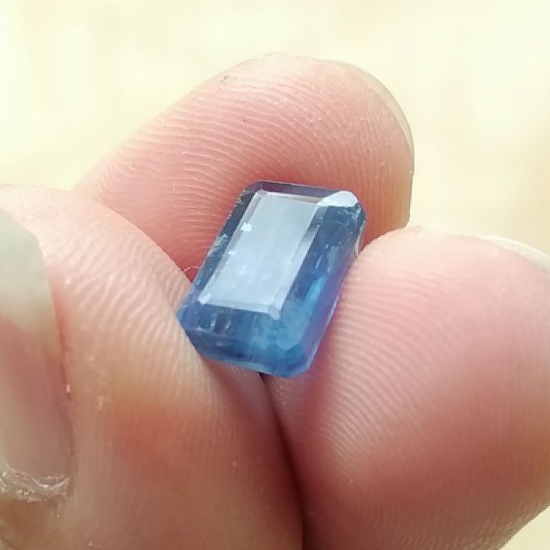 Batu Permata Natural Safir Australia / Sapphire Kyanite Octagon Facet