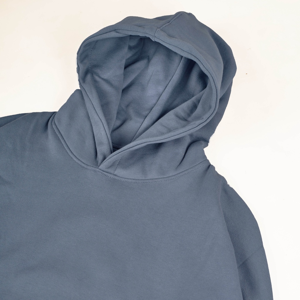 Oversized Boxy Hoodie Stone Grey