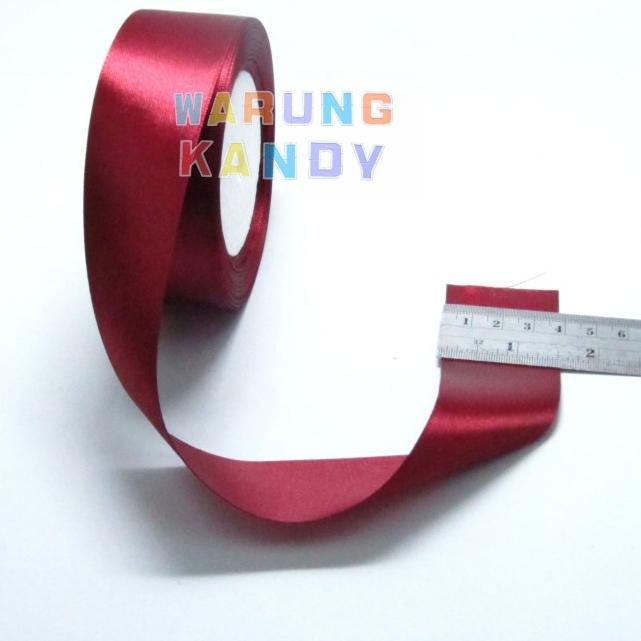 

Pita Saten 1,5" 25Yar Merah Hati 5 - PAK