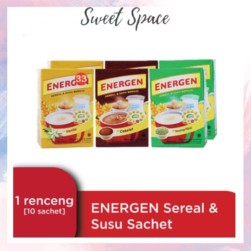 ENERGEN SUSU SEREAL 32 GR 1 RENCENG 10 PCS [SWEETSPACE]