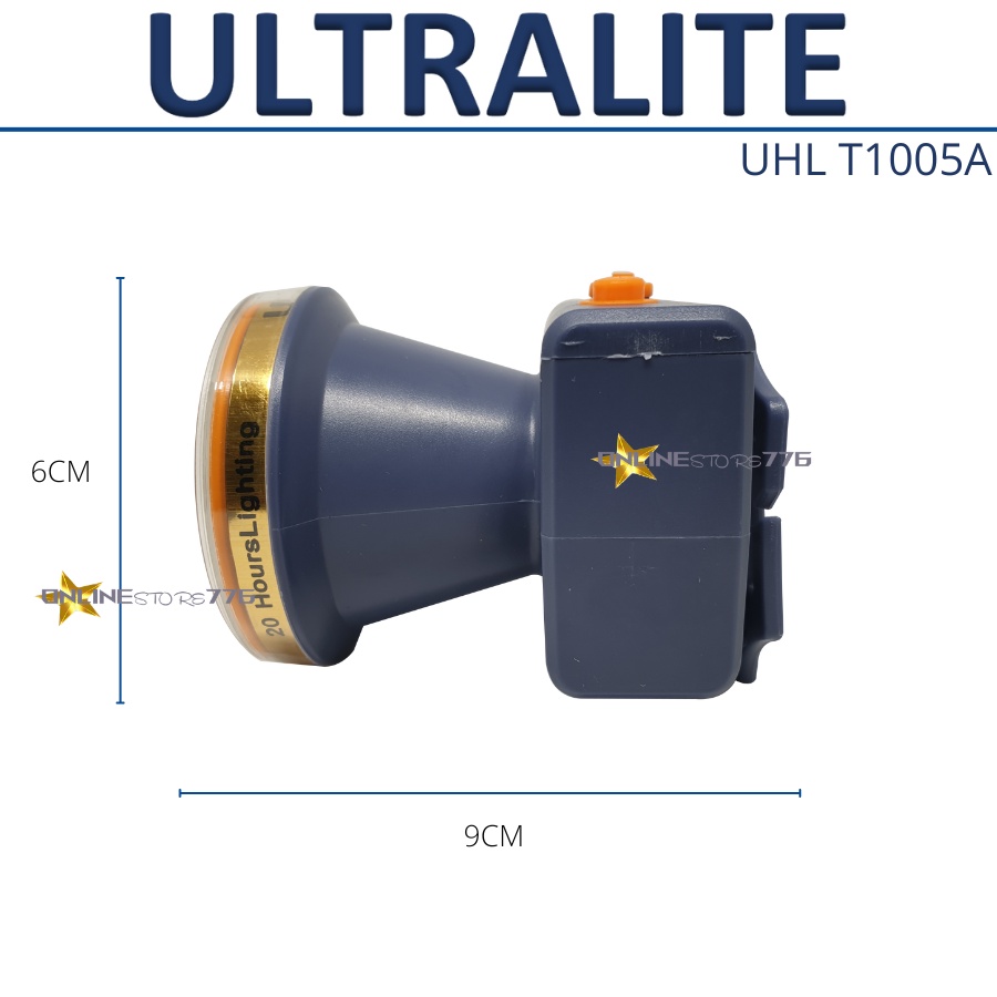 SENTER KEPALA ULTRALITE / SENTER KEPALA PREMIUM BERKUALITAS / SENTER KEPALA CAS ULANG / SENTER KEPALA BATERAI