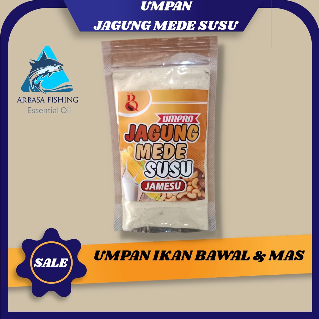 Umpan Instan Ikan Bawal Aroma Jagung Mede Susu | Special Umpan Ikan Rame & Babon | Umpan Pancing