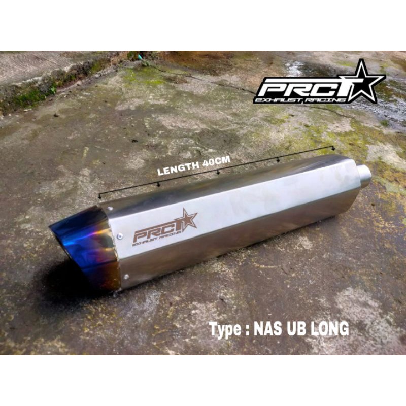 Silincer Original PRCT RACING Type NAS UB-long full ngebas adem universal