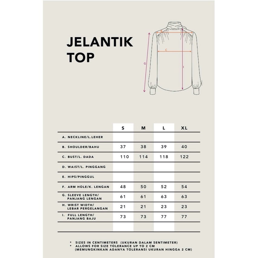 JELANTIK PLAIN TOP - KAMI