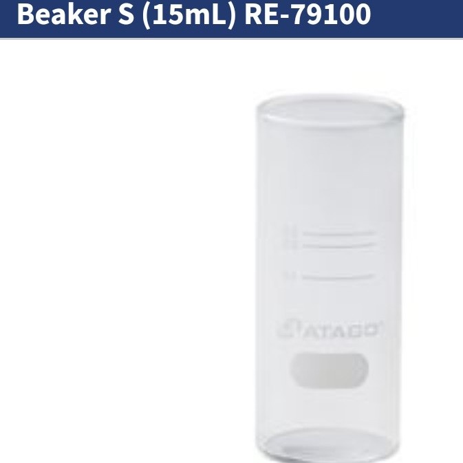 Jual ATAGO BEAKER GLASS S (15 ML) FOR VISCO/VISCO895