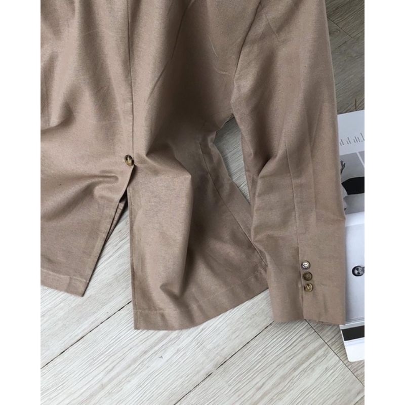 NEW ROE BLAZER BEIGE MEZZALUNA SIGNATURE