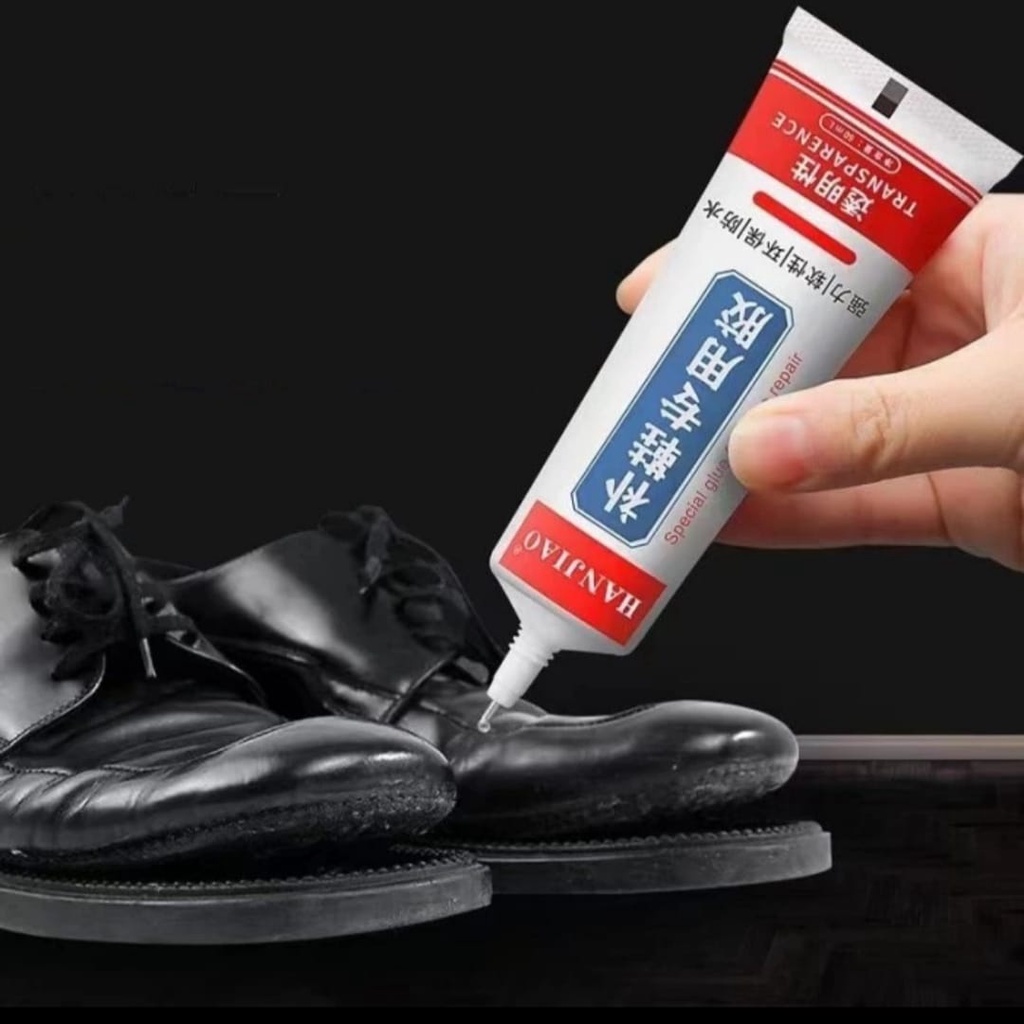 lem perekat sepatu kuat super tahan air shoe repair glue hanjiao