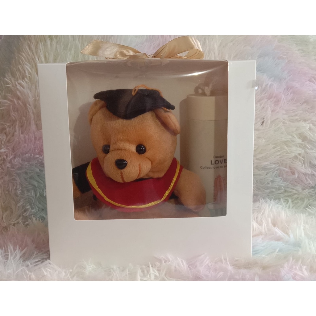 GIFT BOX SET HAMPERS TUMBLER BONEKA