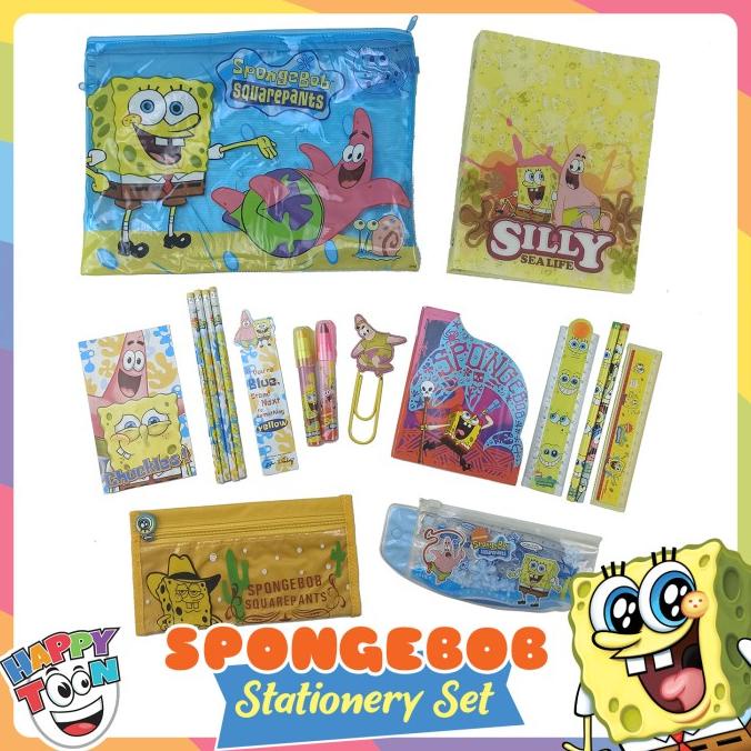 

TERBARU BARU! Stationery Set SpongeBob - Paket Alat Tulis SpongeBob /ALAT TULIS AESTHETIC/ALAT TULIS SEKOLAH/ALAT TULIS SET/ALAT TULIS LENGKAP/ALAT TULIS ANAK/ALAT TULIS LUCU
