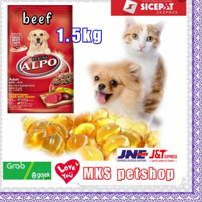 Alpo beef adult 1.5kg-dog food
