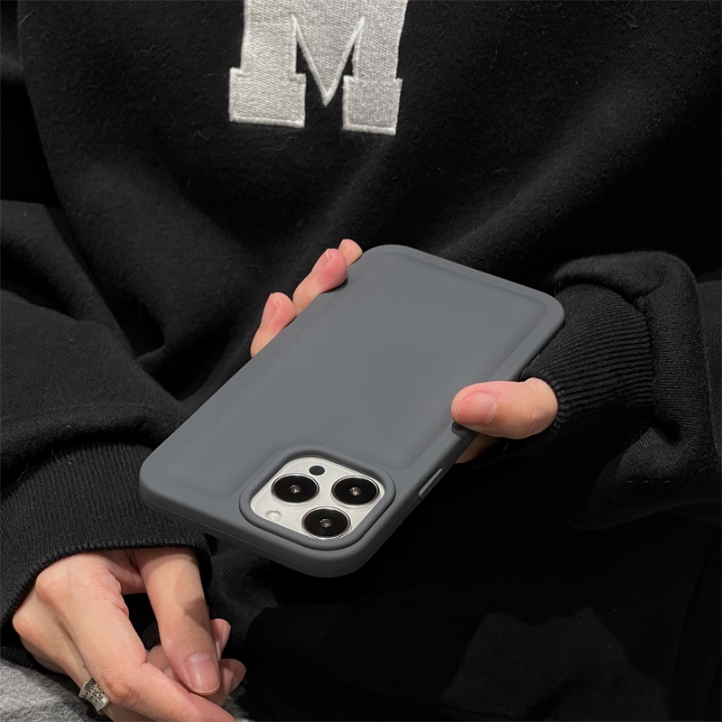 Soft Case Bahan Silikon Tahan Banting Untuk iPhone 14 Pro MAX 13 12 11 Pro MAX 14 Plus XS MAX