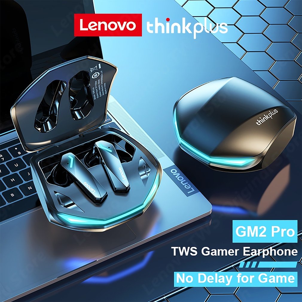 Thinkplus Lenovo GM2 PRO Headset True Wireless Bluetooth Earphone low-latency Gaming Noise Reduction Earbuds