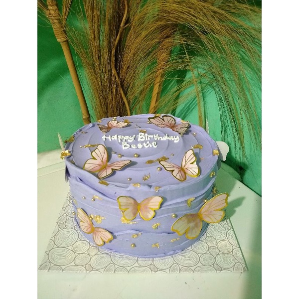 KUE ULANG TAHUN KOREAN CAKE (READY// Bisa di H-1) Custom Korean Cake Size M 14 Packing Premium free 
