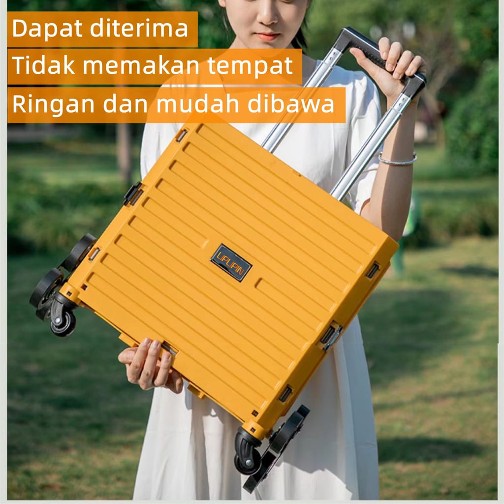 AZ KERANJANG LIPAT SERBAGUNA / TROLI BARANG BELANJA LIPAT PORTABLE