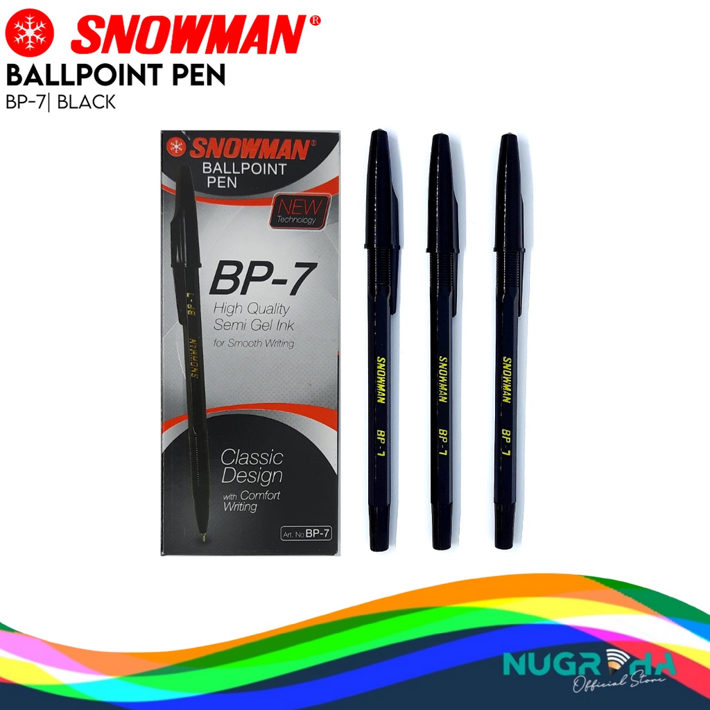 

Pulpen / Ballpoint / Pen / Bolpen Snowman BP-7