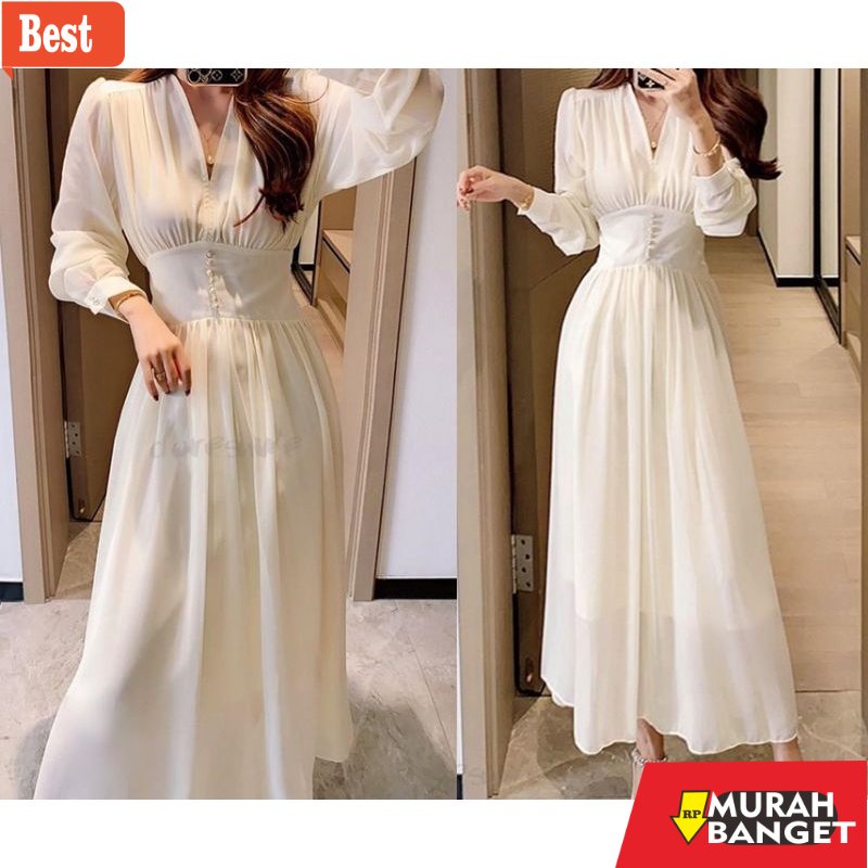 model dress terbaru 2022 Dress pesta / dress cantik / dress korea / Maxi cantik / Maxi fashion / h5 