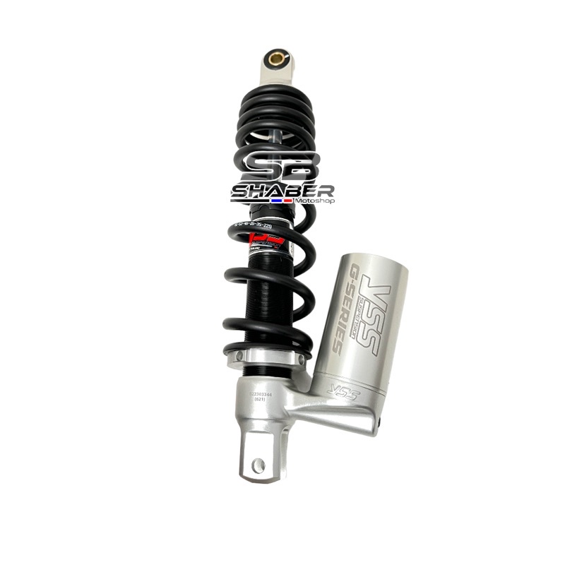 Shock YSS Vario Beat Scoopy 330MM Tabung Bawah CEuro Per Hitam Tabung Silver