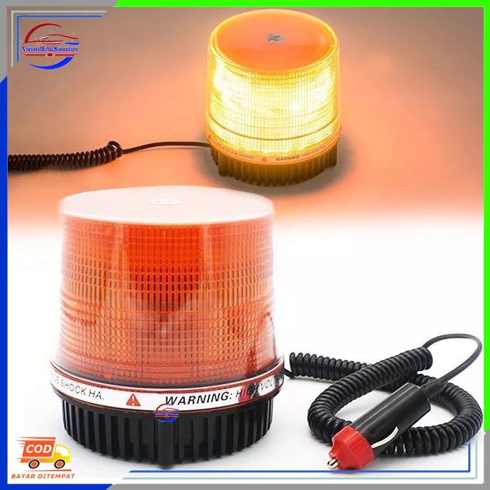 Lampu led Rotari Rotary Variasi Atap Atas Mobil Canter Truk Truck 12-24 Volt