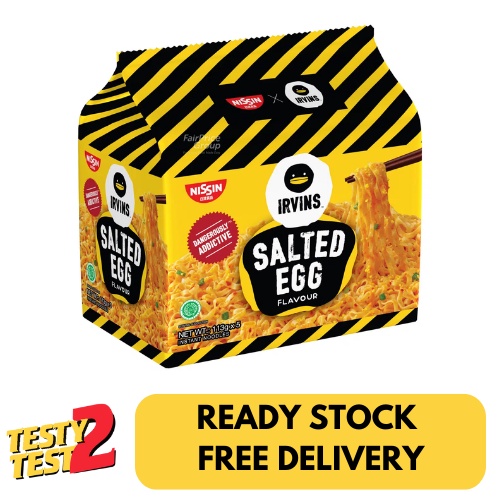

Nissin Irvins Packet Noodles - Salted Egg 113g