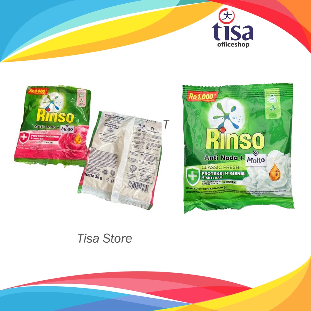 Jual Rinso Anti Noda Molto Gram Renceng Isi Shopee Indonesia