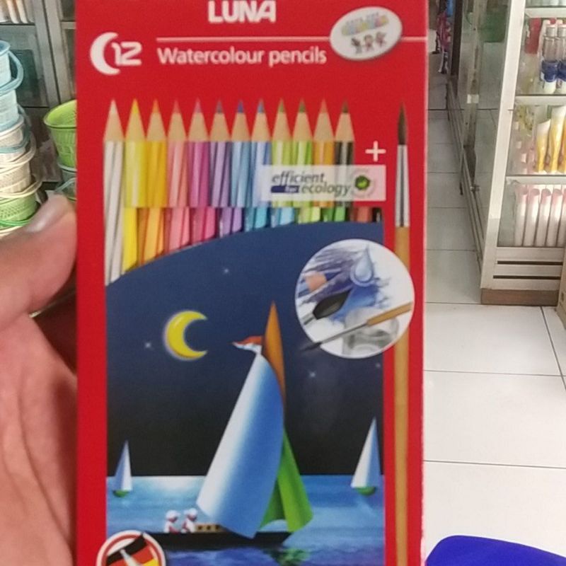 

PENSIL WARNA KEKINIAN WATER COLOUR STAEDLER LUNA 12 WARNA