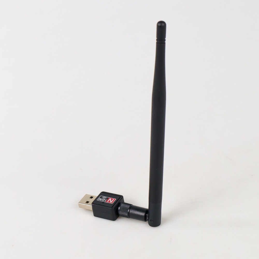 Wireless USB Adapter 802.11N 150Mbps Mediatek 7601 Chipset with Antena - Black