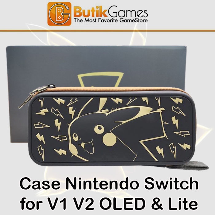 Tas Case Nintendo Switch V1 V2 Lite OLED Pokemon Pikachu Edition