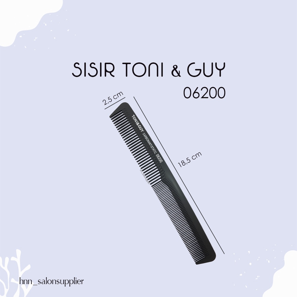 Alat Sisir Potong Rambut  Proffesional Salon Barbershop Toni and Guy Carbon Antitastic 06200