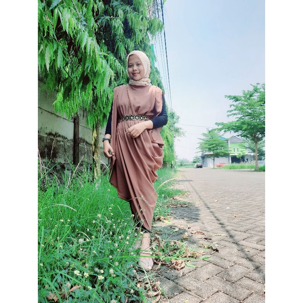 Outer kaftan jumbo 130 cm kaftan rinjani kaftan kondangan