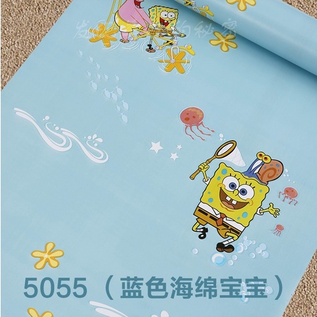 Wallpaper Sticker Motif Spongebob 1roll