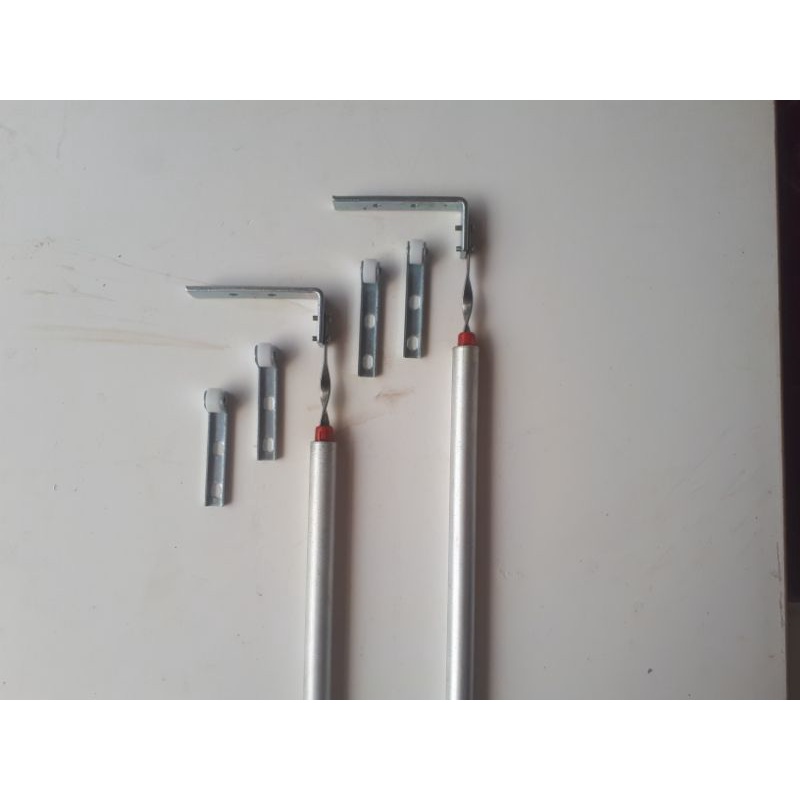 Rel jendela vertikal || Ukuran 65cm ||  jendela sliding vertikal almunium