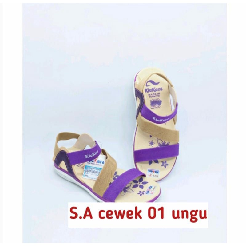 (cod) sandal anak Kickers murah berkualitas sendal anak slop selop slip on tali slempang sandal remaja sendal cantik