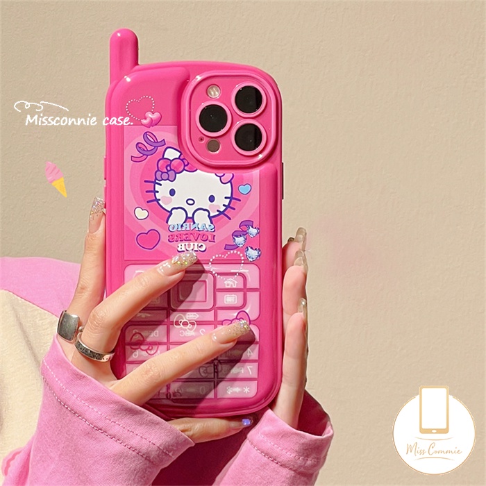 Soft Case Hp Gambar Hello Kitty Untuk IPhone 7 / 8plus / XR / 11promax / 14plus / 12 / 13 / 14pro MAX / X / XS MAX / SE