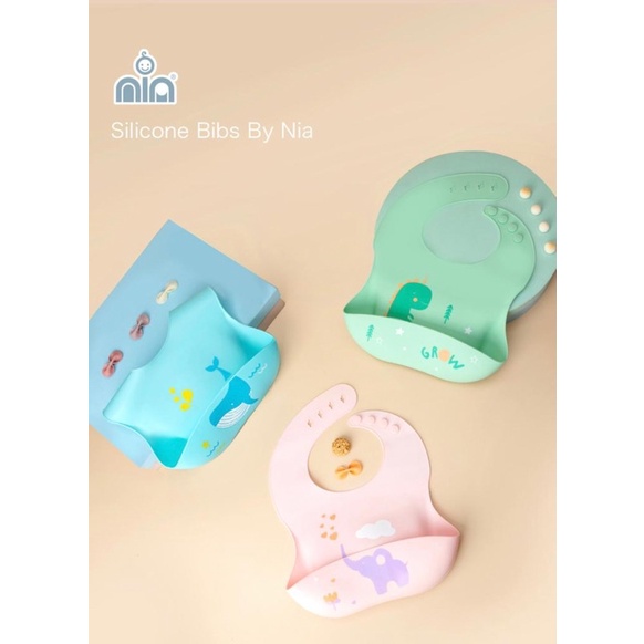 Silicone Bibs Nia - Nia Silicone Bibs - Celemek Silicone