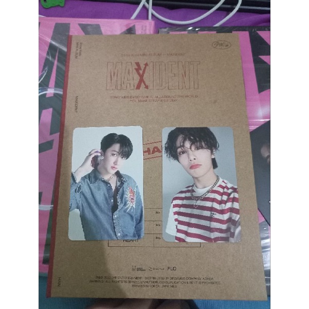 STRAY KIDS MAXIDENT CASE VER PHOTOCARD CHANGBIN I.N