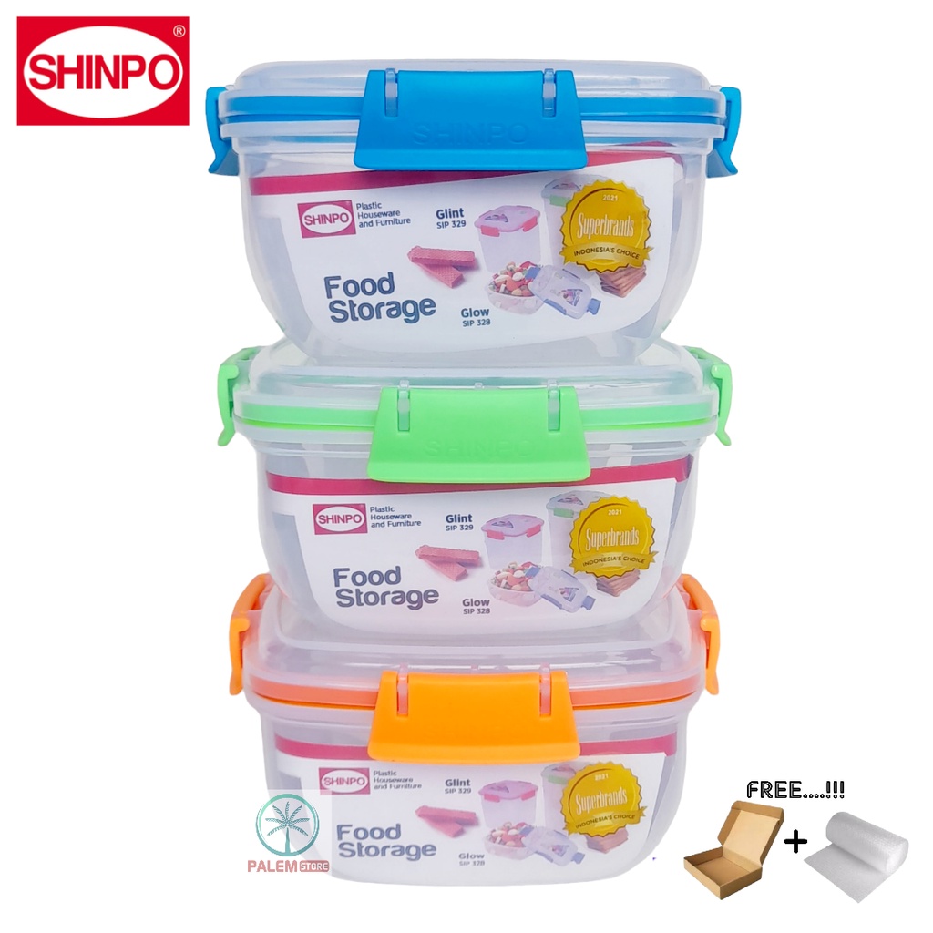 Shinpo SIP-352 Keep Series / Toples Plastik Shinpo SIP-351 Nest Series / Tempat Cemilan SIP-328S segi