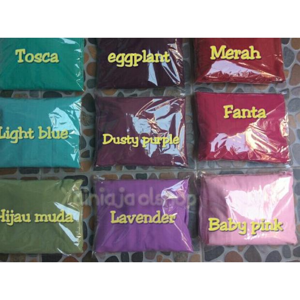 rok wolfis panjang polos - Biru Muda