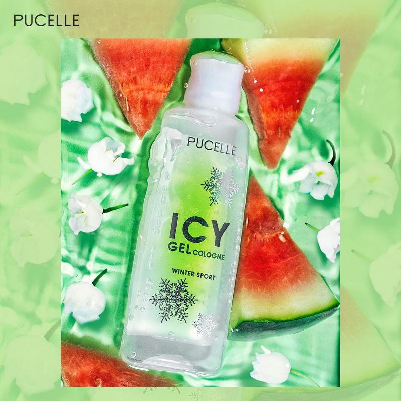 Ningrum - Pucelle ICY Gel 100ml | Pucelle Gel Cologne | Pucelle Icy Gel Parfume Gel 100% Original BPOM - 9501