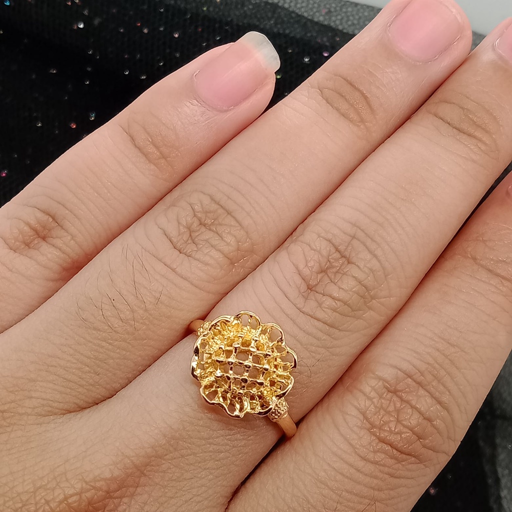 Cincin emas 17K - 2.55 gr kadar 750 - 3954