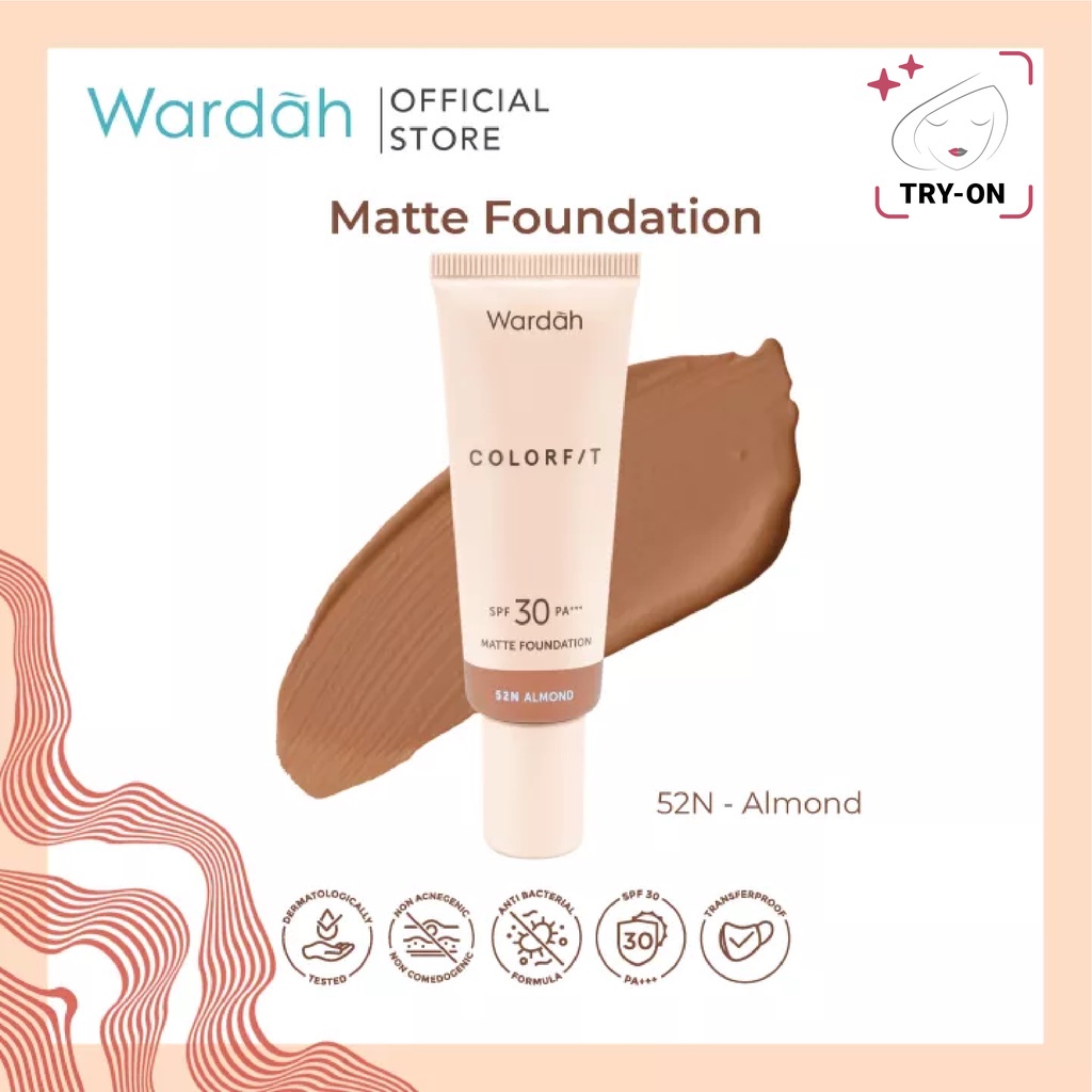 Rumah Cantik Wardah Colorfit Matte Foundation - Foundation SPF 30 dengan Oil Control &amp; Tahan Lama Hingga 12 Jam Medan COD Beauty Cosmetics Skin Care Kosmetik Wajah