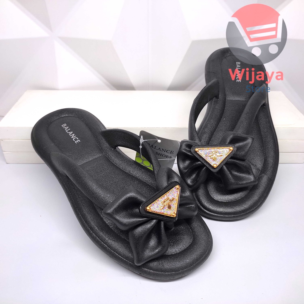 Sandal BALANCE 9001 Sendal Jelly Jepit Wanita Import Cewek Perempuan 2024