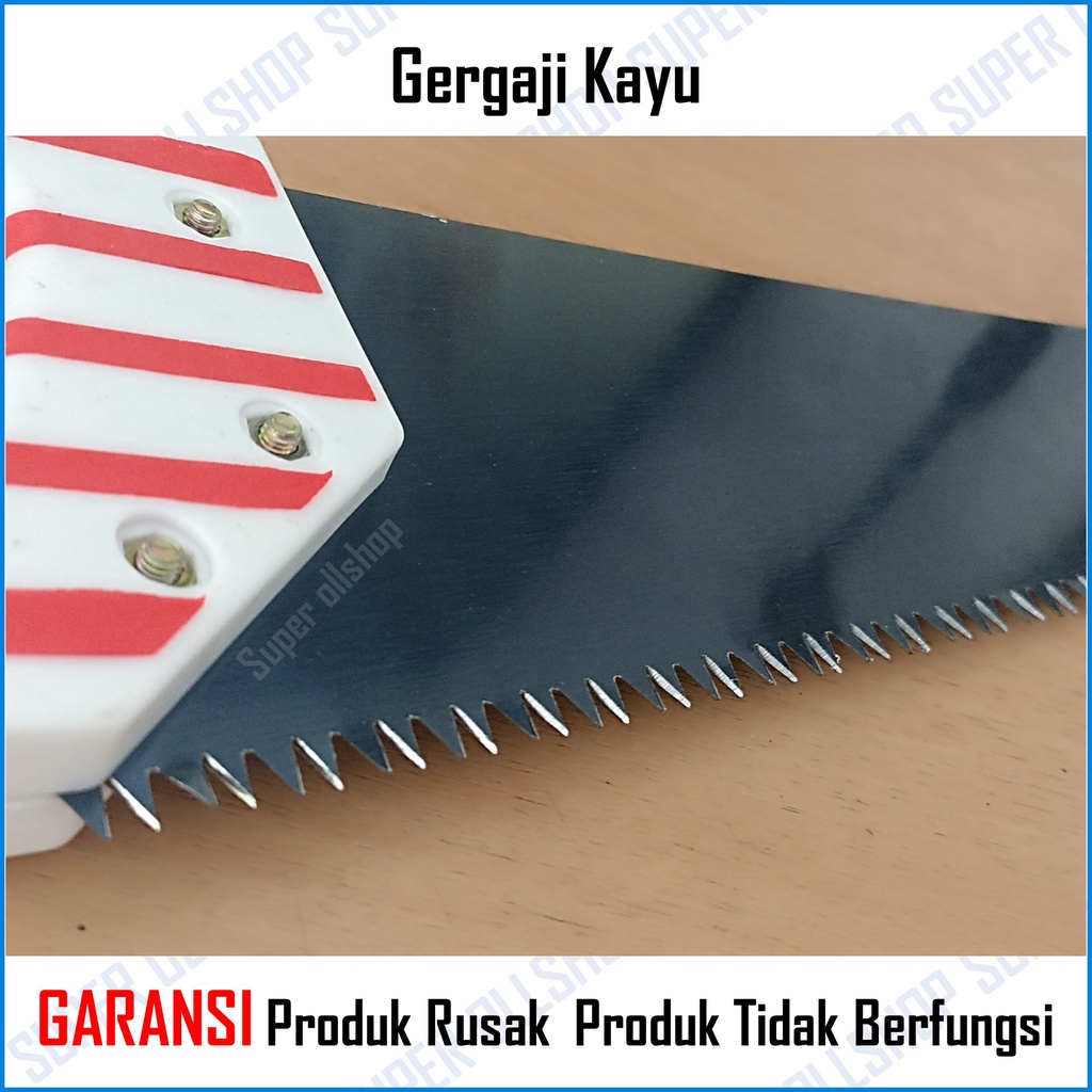 Gergaji Graji Kayu Gagang Fiber Lapis Karet Usa / Gergaji Kayu / Gergaji Gorok / Gergaji Potong Kayu