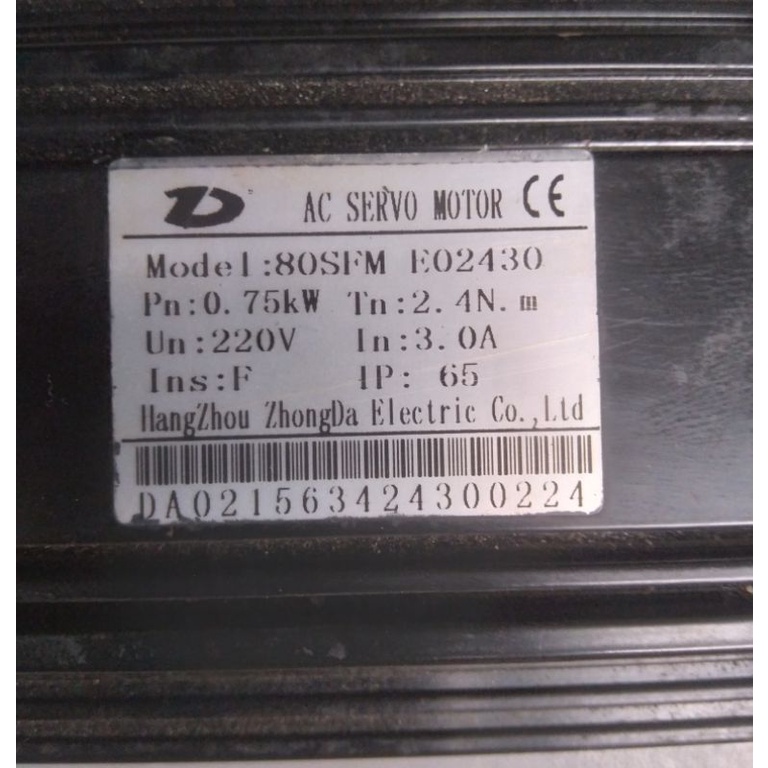 Ac Motor Servo Model : 80SFME02430