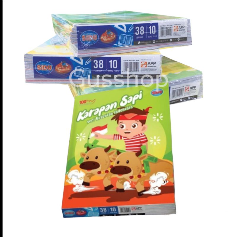 

BUKU TULIS SIDU 38 LEMBAR 1PCS