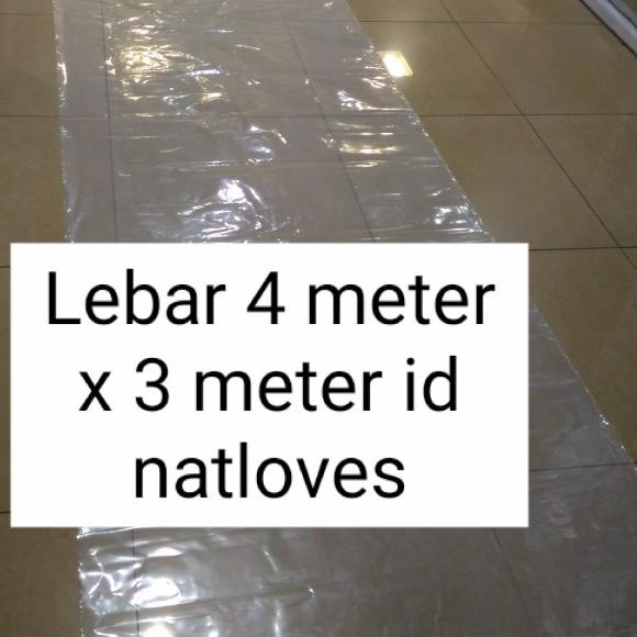 

plastik bening besar 4 meter x 3 meter - 4 m x 2 m