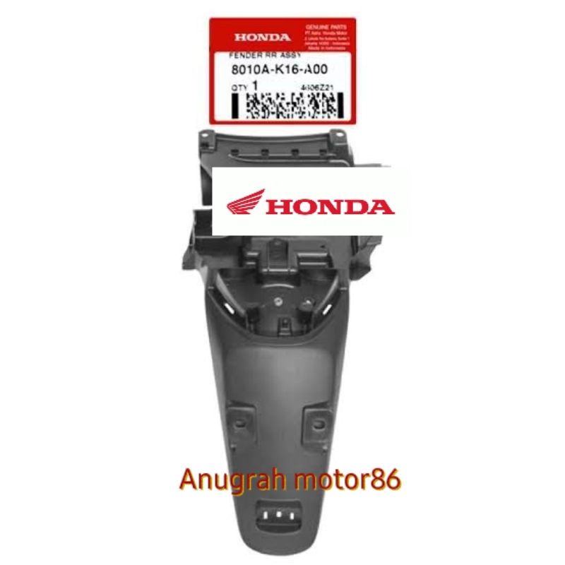 8010A-K16-A00 Spakbor belakang scoopy k16 2012-2014 asli honda