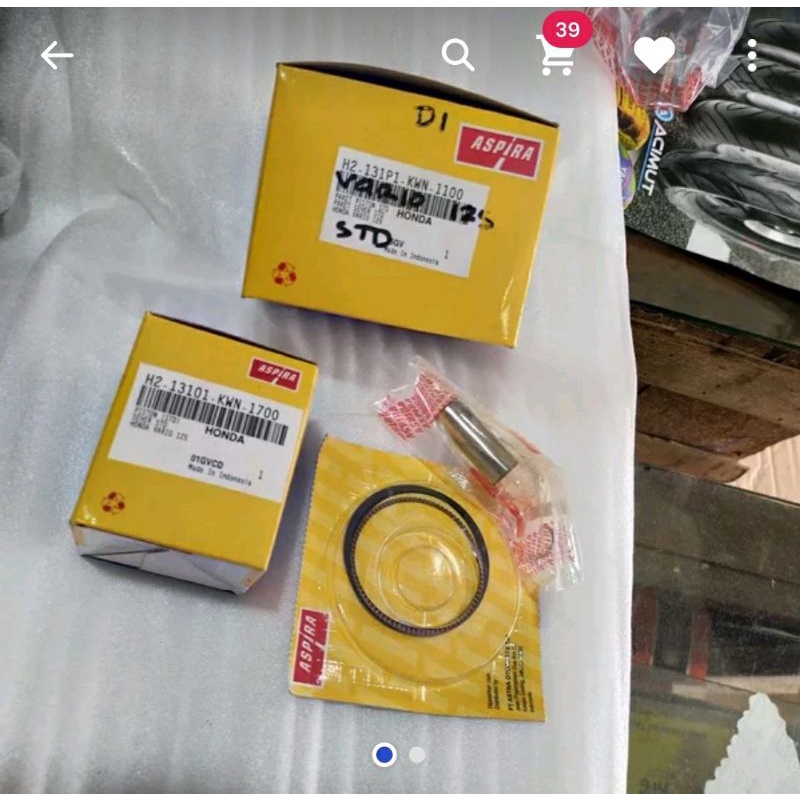 piston kit Vario 125 KWN non ori