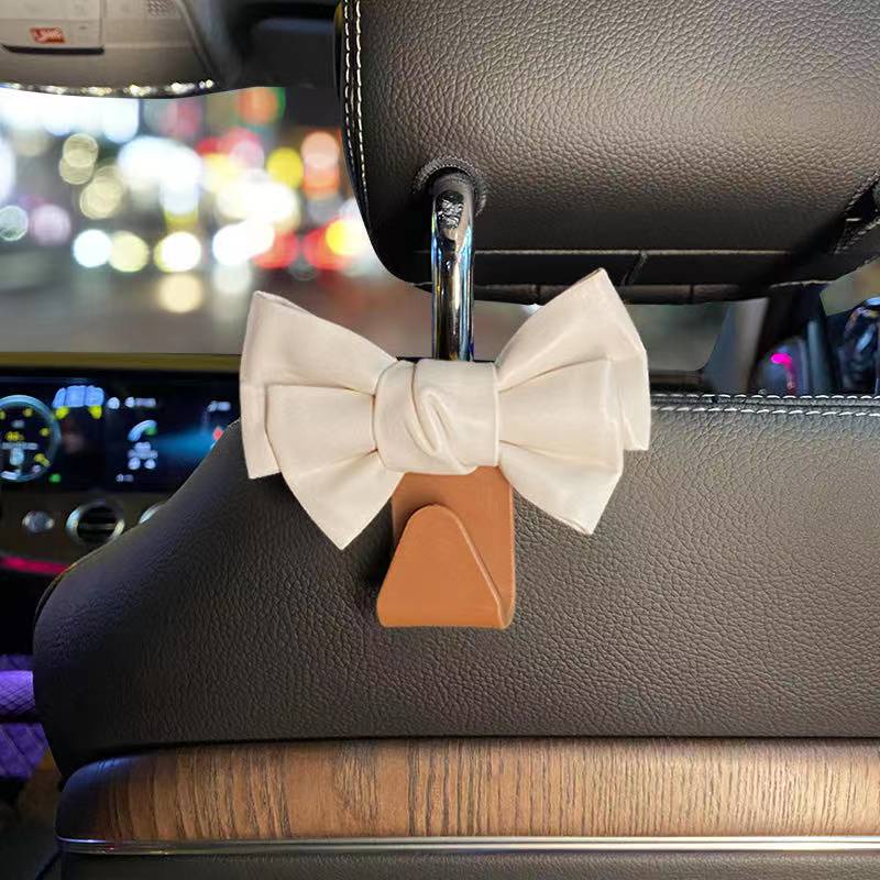 1pcs-Premium Car Seat Hook Headrest Hook Berbagai Busur Lucu