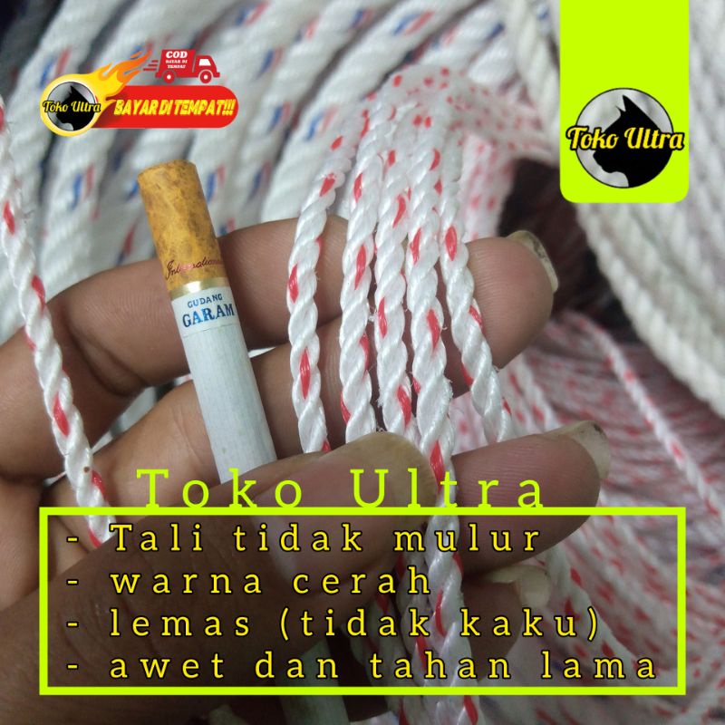 TAMBANG 5MM PPD (50 METER) / TALI 5MM / TALI PPD 5MM / TAMPAR 5MM / TALI ECERAN / TAMBANG KILOAN / TALI MURAH / TAMBANG KILOAN / TALI JEMURAN / TALI PPD 5MM / TALI ECERAN / TALI METERAN / TALI TERPAL / TALI PLASTIK 5MM / TALI COD